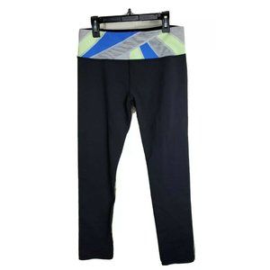 Lululemon Yoga Pants Sz 6 Womens Black/MultiColor